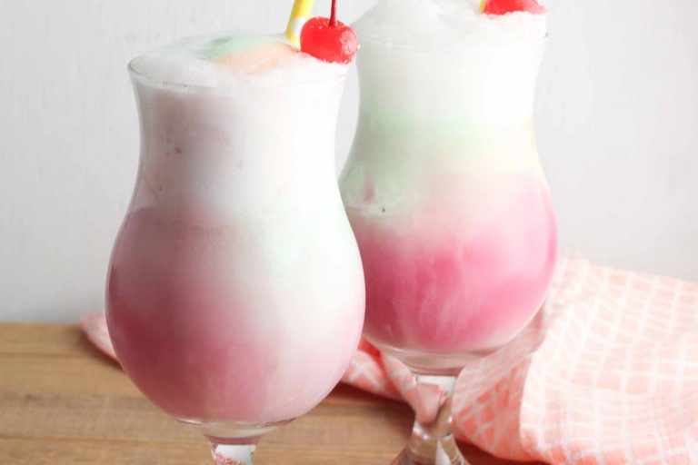Rainbow Sherbet Punch (3 Ingredients, Ready in 5 Minutes)