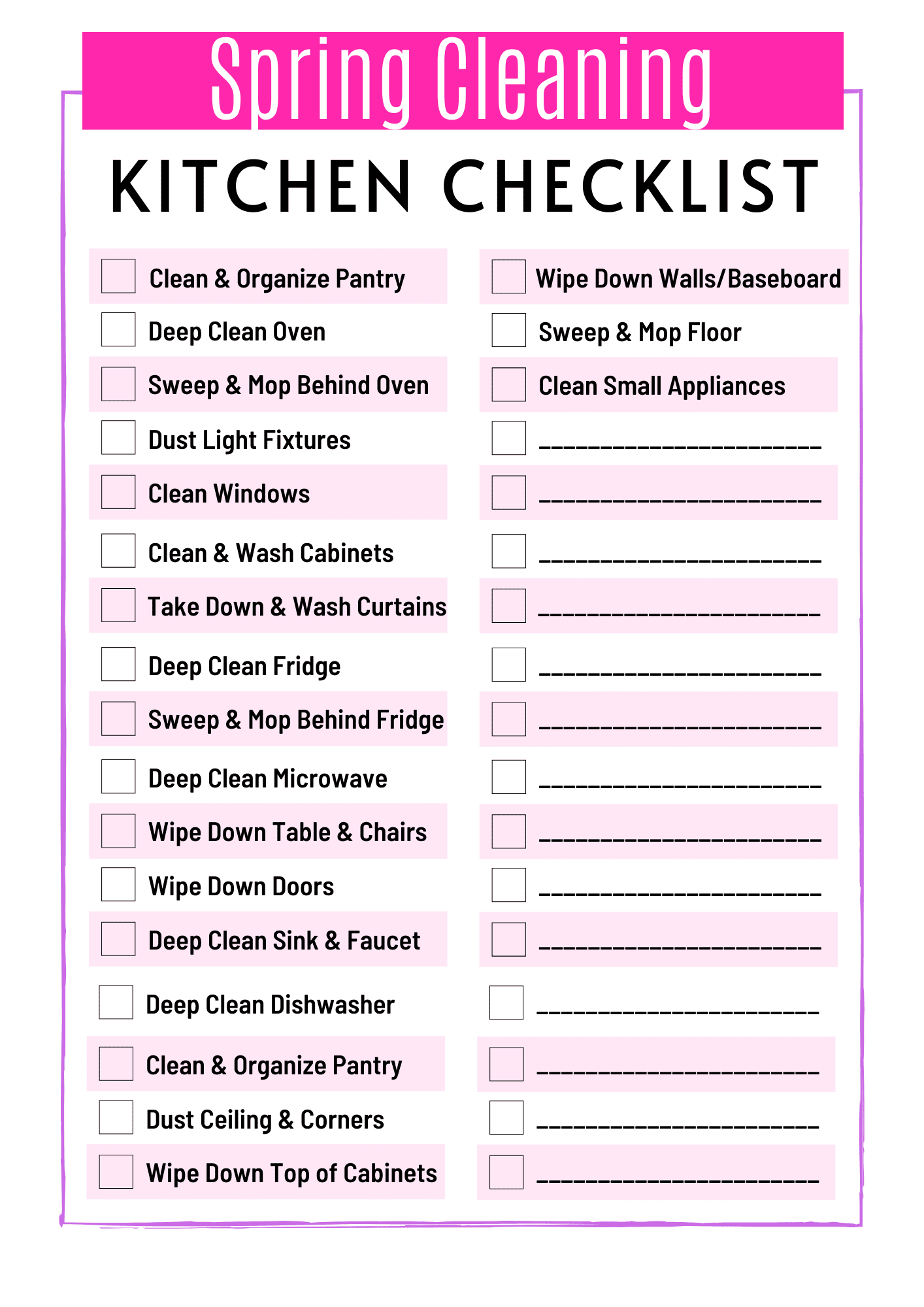 Spring Cleaning Checklist Should Include Your Fridge and Pantry, Too - Farm  and Dairy