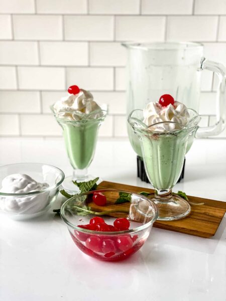 Copycat McDonalds Shamrock Shakes St. Patrick's Day
