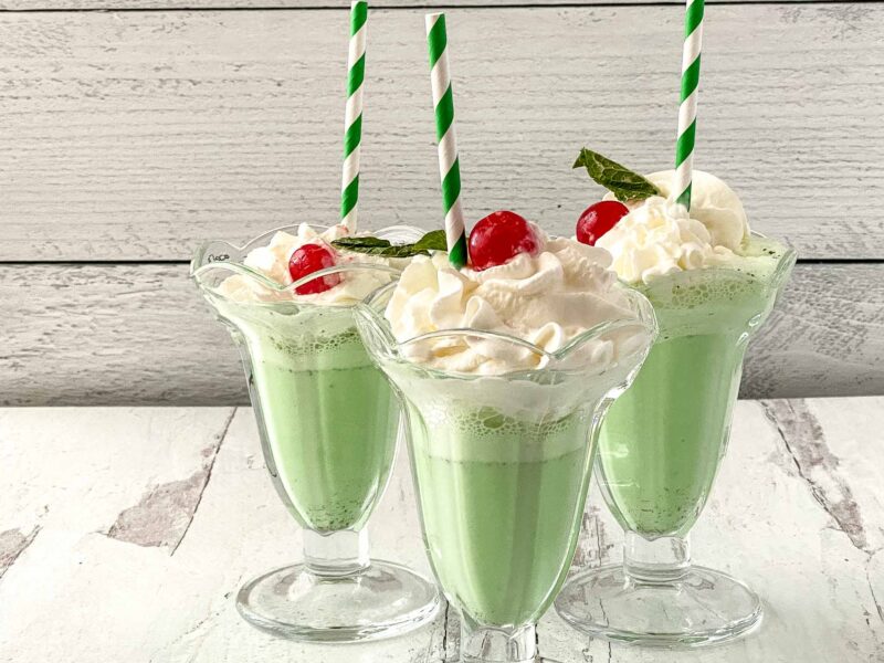 Copycat McDonalds Shamrock Shakes St. Patrick's Day