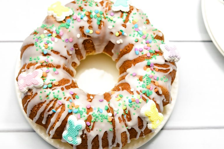 Easter Lemon Poppyseed Bundt Cake