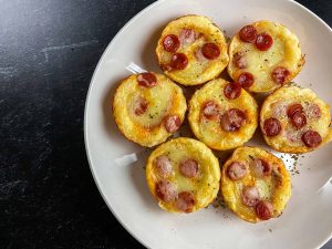 muffin tin mini pizzas