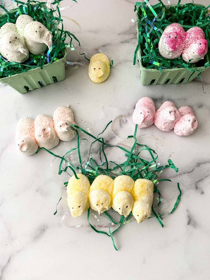 Homemade Marshmallow Peeps For Easter