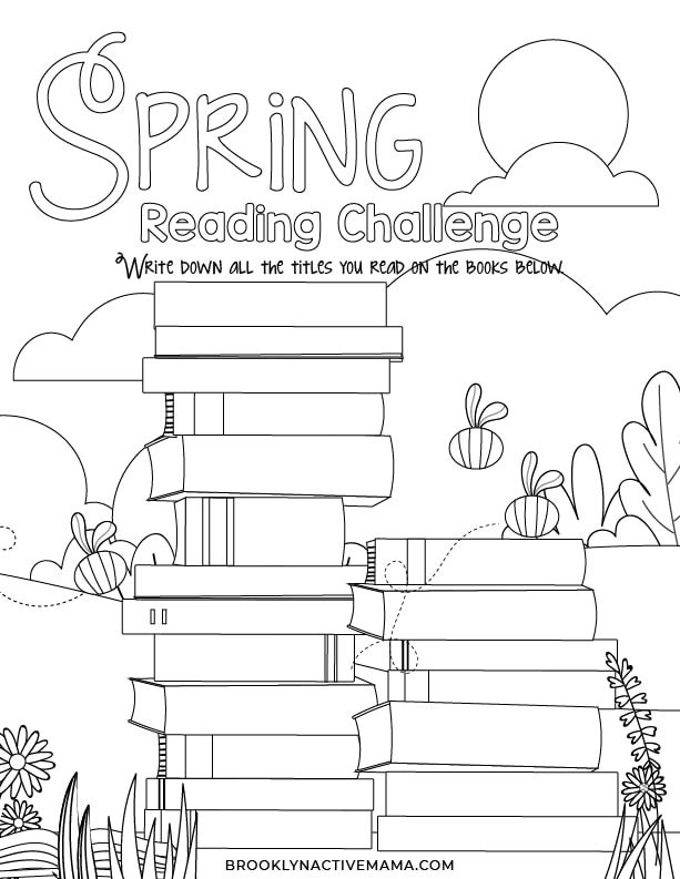 Spring Think Fast Challenge : Printable Worksheet for Kids