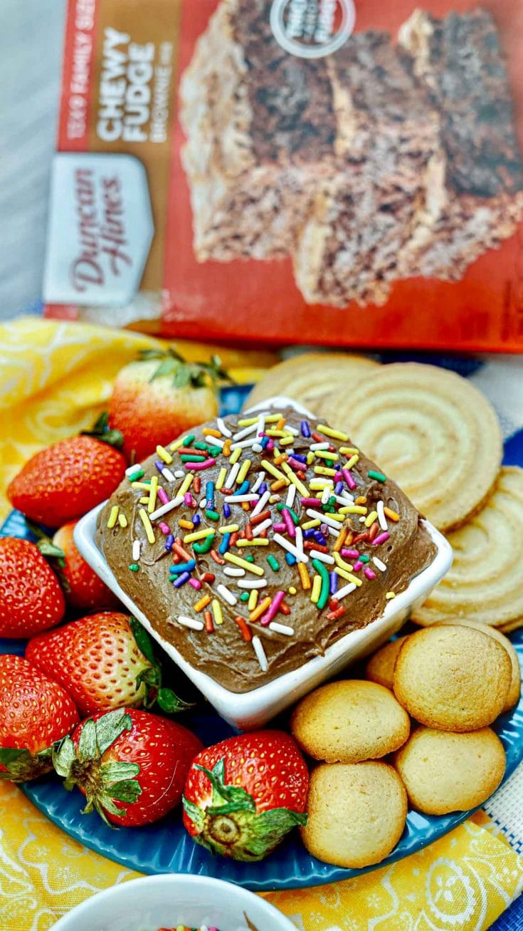 Brownie Batter Dip - Easy Fun Treat For Kids