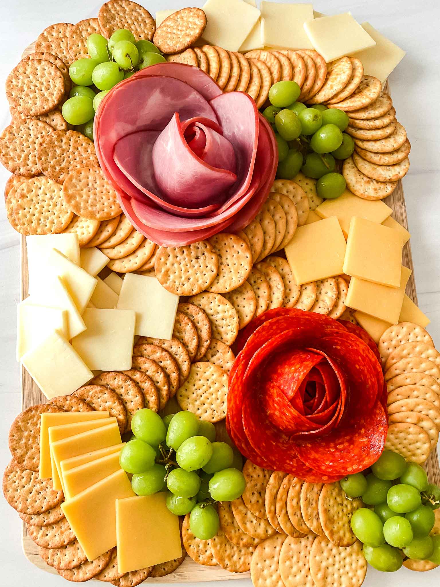 how to create a flower of meat for your charcuterie board