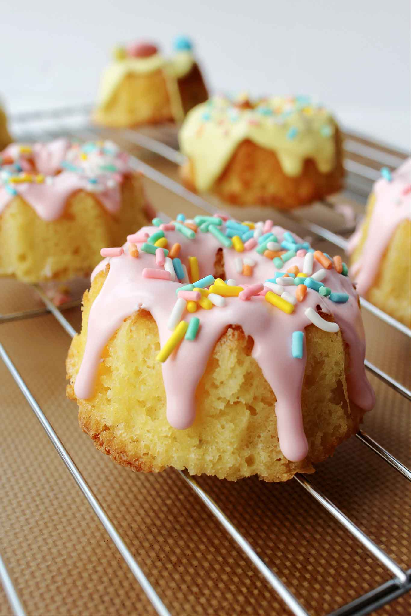 Spring Celebration Mini Bundt Cakes Recipe 