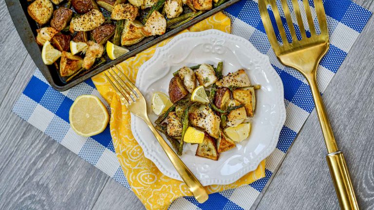 Lemon Chicken Sheet Pan Dinner