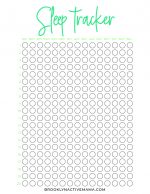 Free Better Sleep Tracker Printable To Help You Rest Tonight