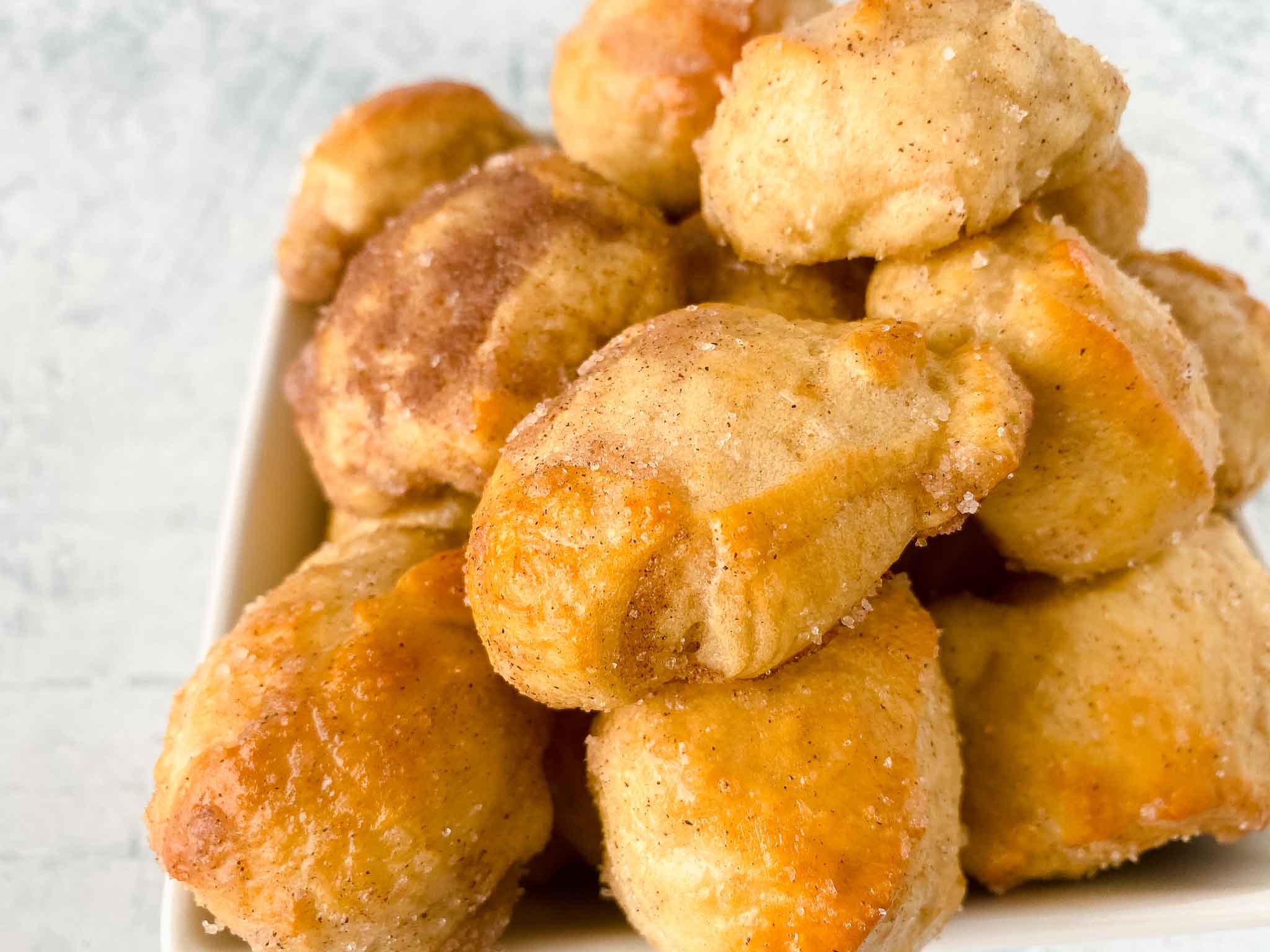 Copycat Auntie Anne’s Cinnamon Sugar Pretzel Bites