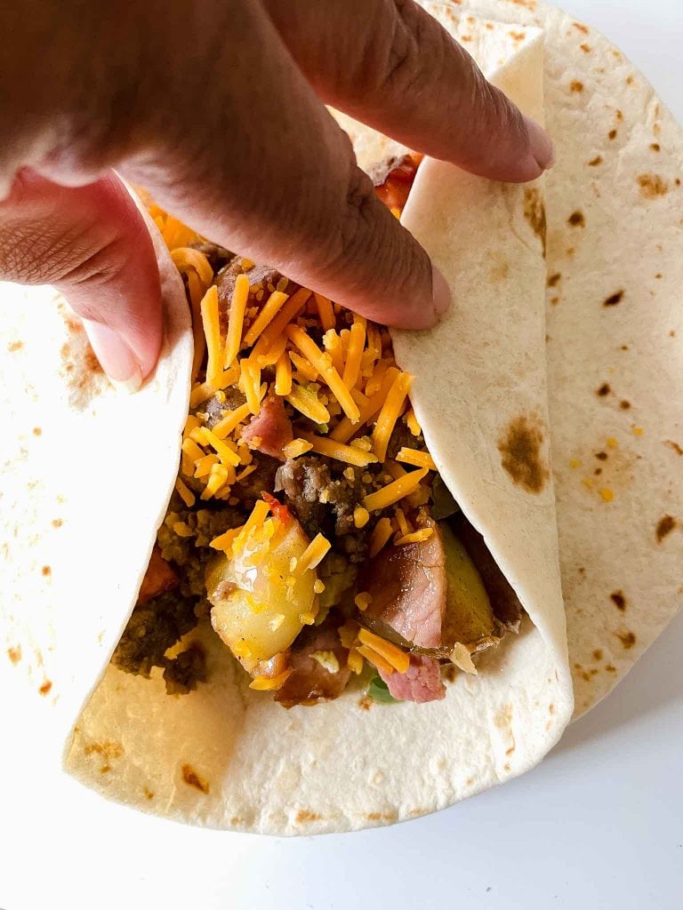 Easy Homemade Loaded Breakfast Burritos Recipe