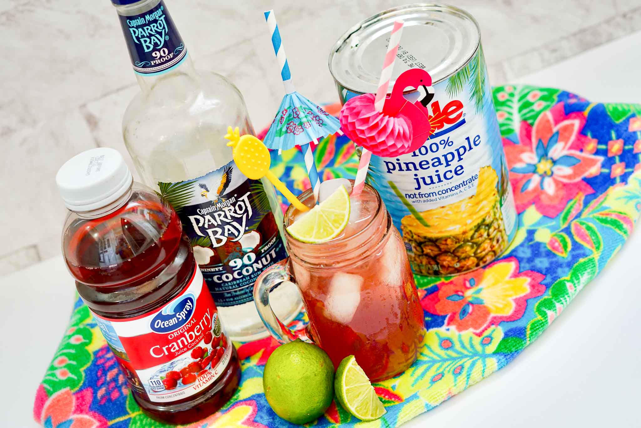 Tropical Breeze Party Punch Recipe, non-alcoholic party drink