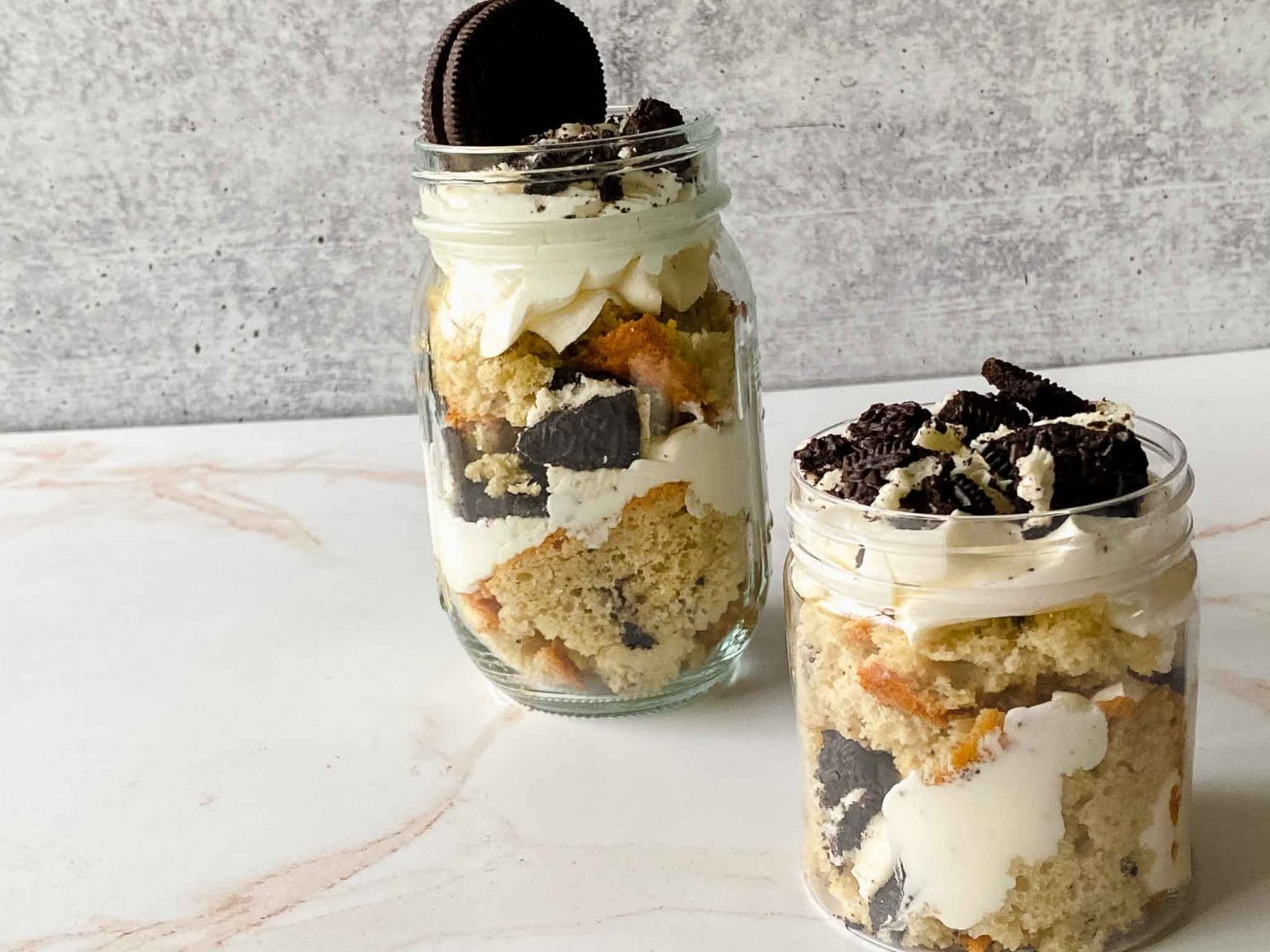 Cookies And Cream Cake In A Jar Recipe