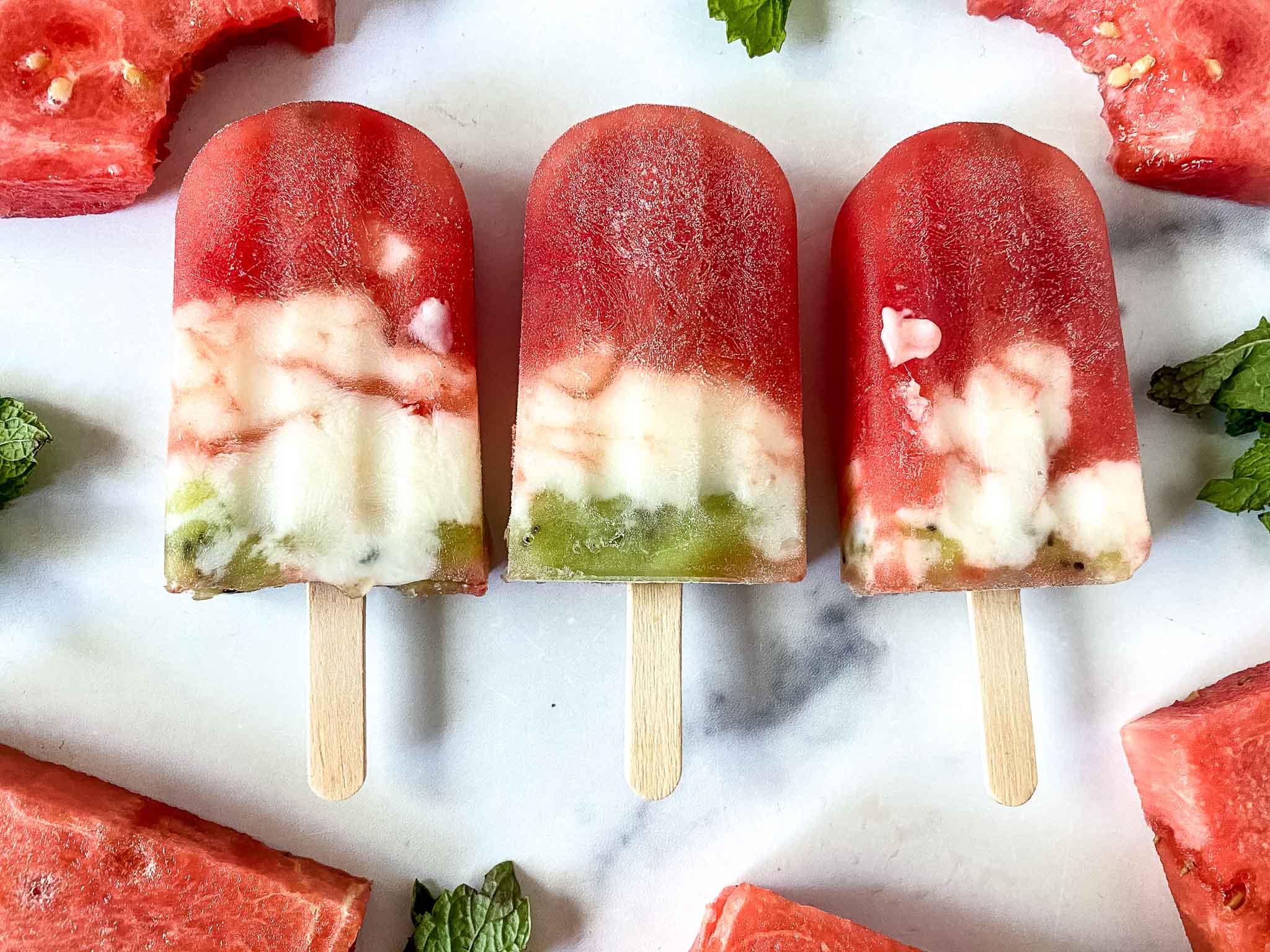 Easy and Amazing Fresh Fruit Watermelon Popsicles