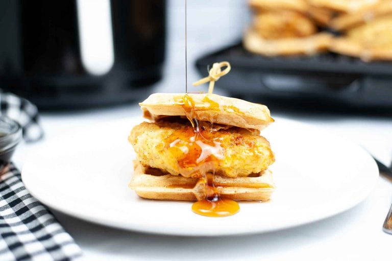 Classic Air Fryer Fried Chicken and Waffles Recipe