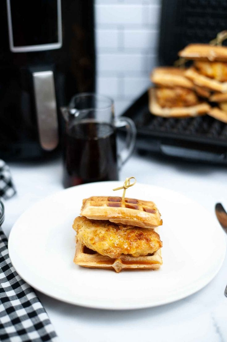 Homemade Air Fryer Chicken and Waffles Recipe