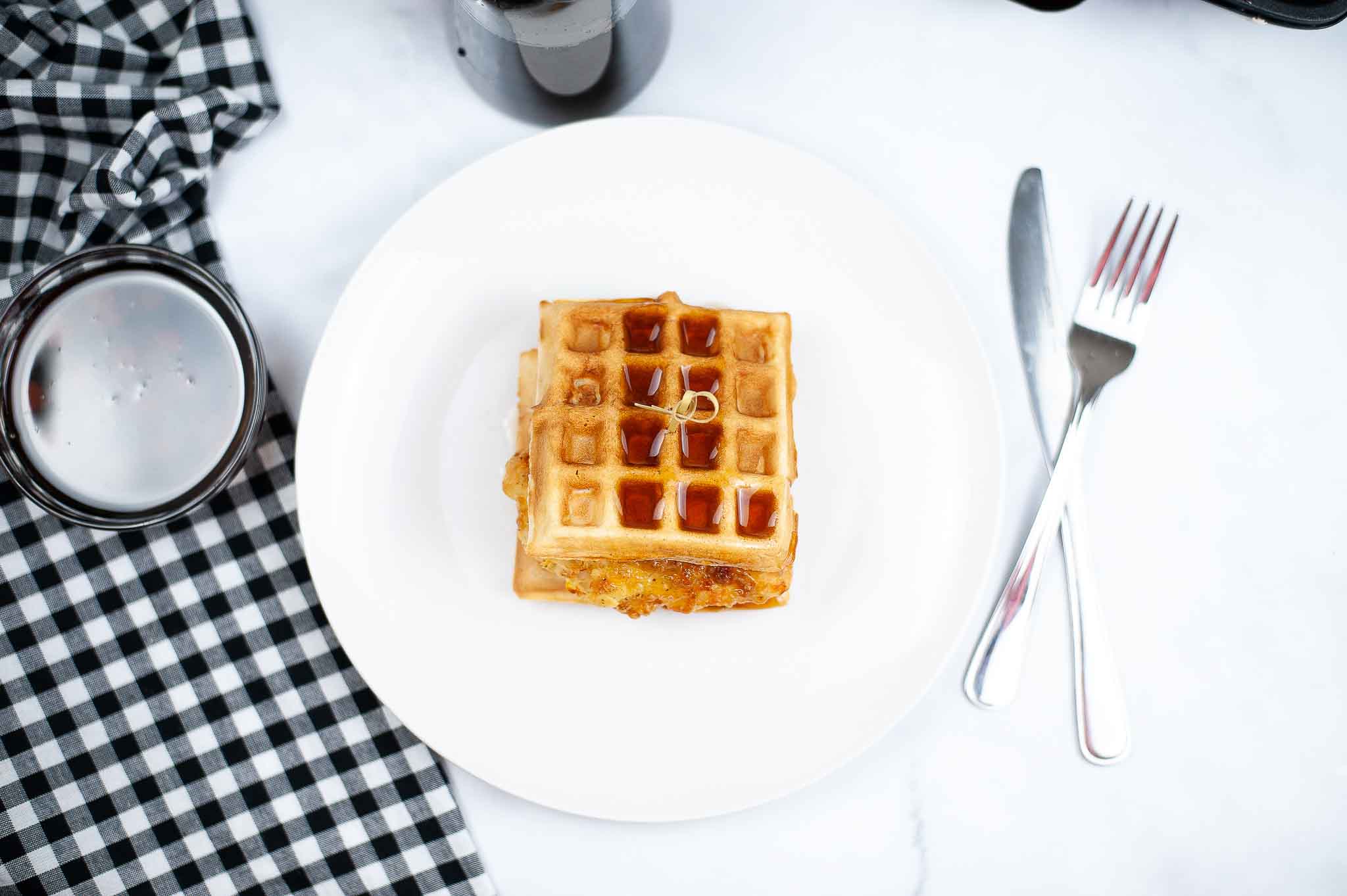 Homemade Air Fryer Chicken And Waffles Recipe