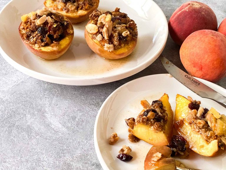 Easy Oven Baked Stuffed Peaches – Amazing Fruit Desserts