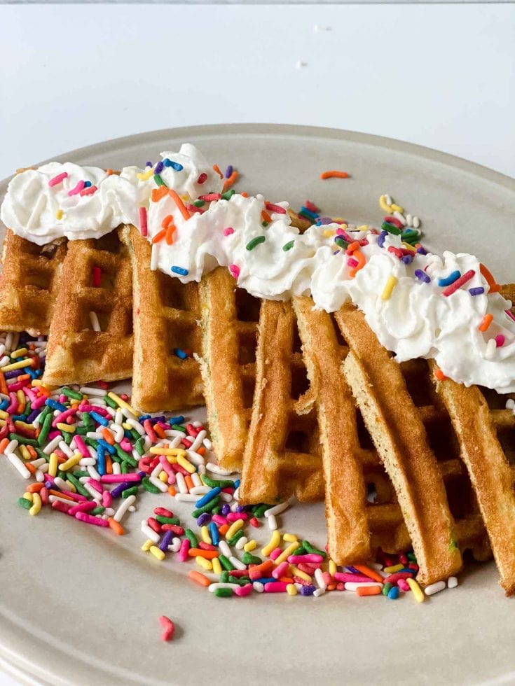 Funfetti Birthday Waffles - Celebrate With This Fun Waffle Recipe!