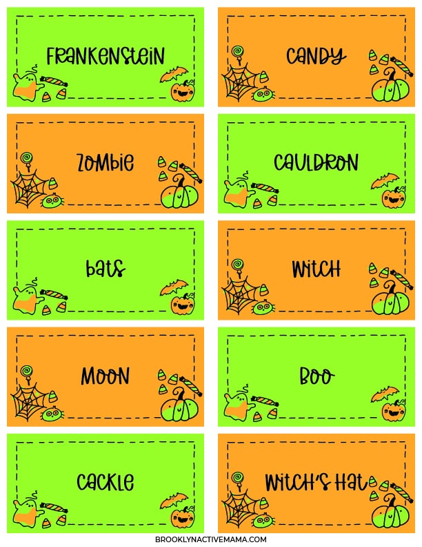 Halloween Charades - Free Printable Game For The Family