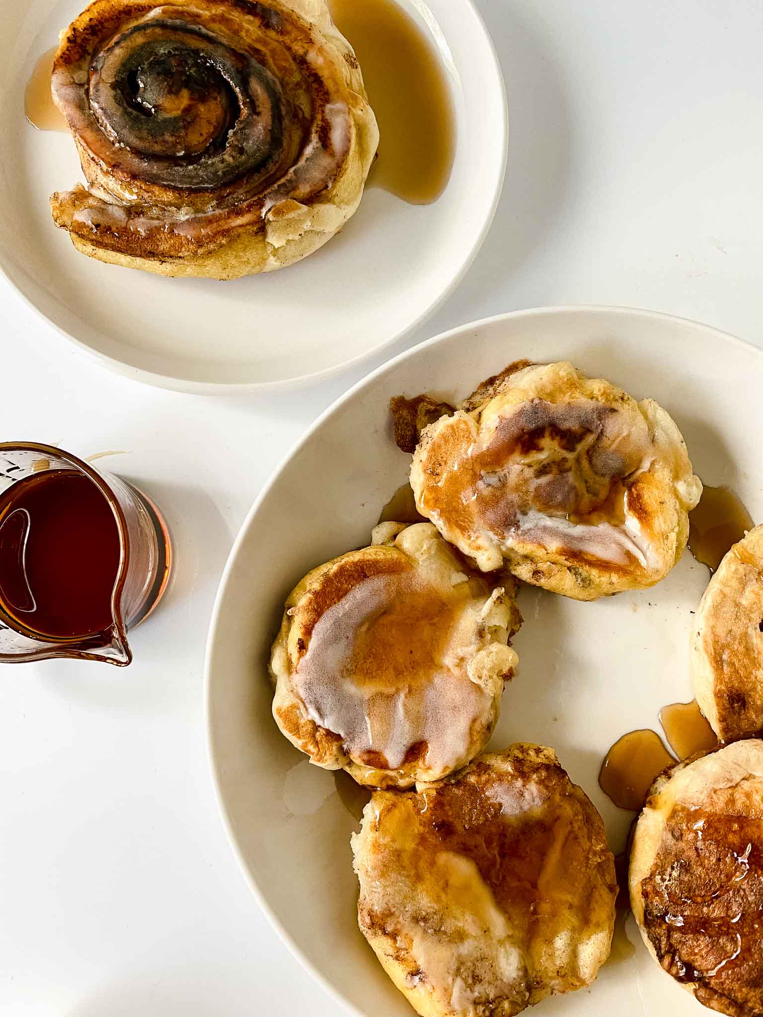 Cinnamon Roll Pancakes