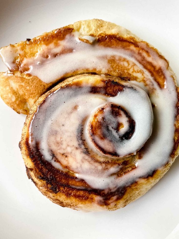 Easy Cinnamon Roll Pancakes Recipe For Brunch