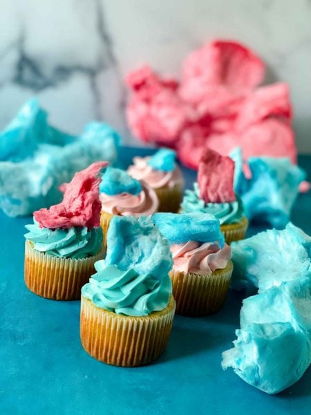 Cotton Candy Cupcakes