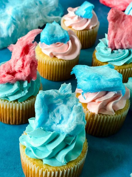 Cotton Candy Cupcakes