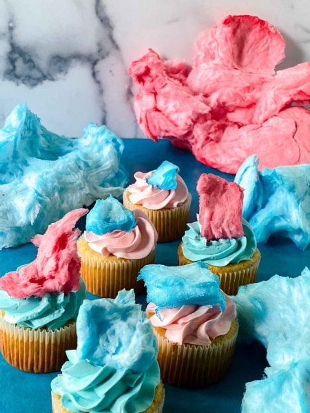 Cotton Candy Cupcakes