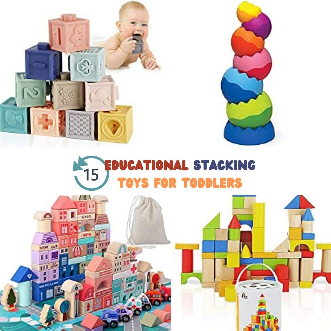 Toddler stacking hot sale toys