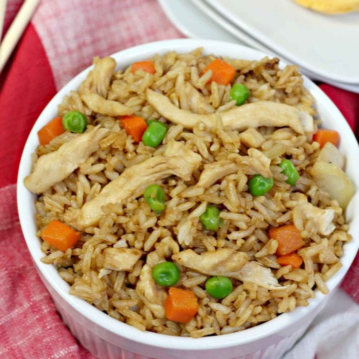 Instant Pot Chicken Fried Rice Recipe For Dinner Tonight