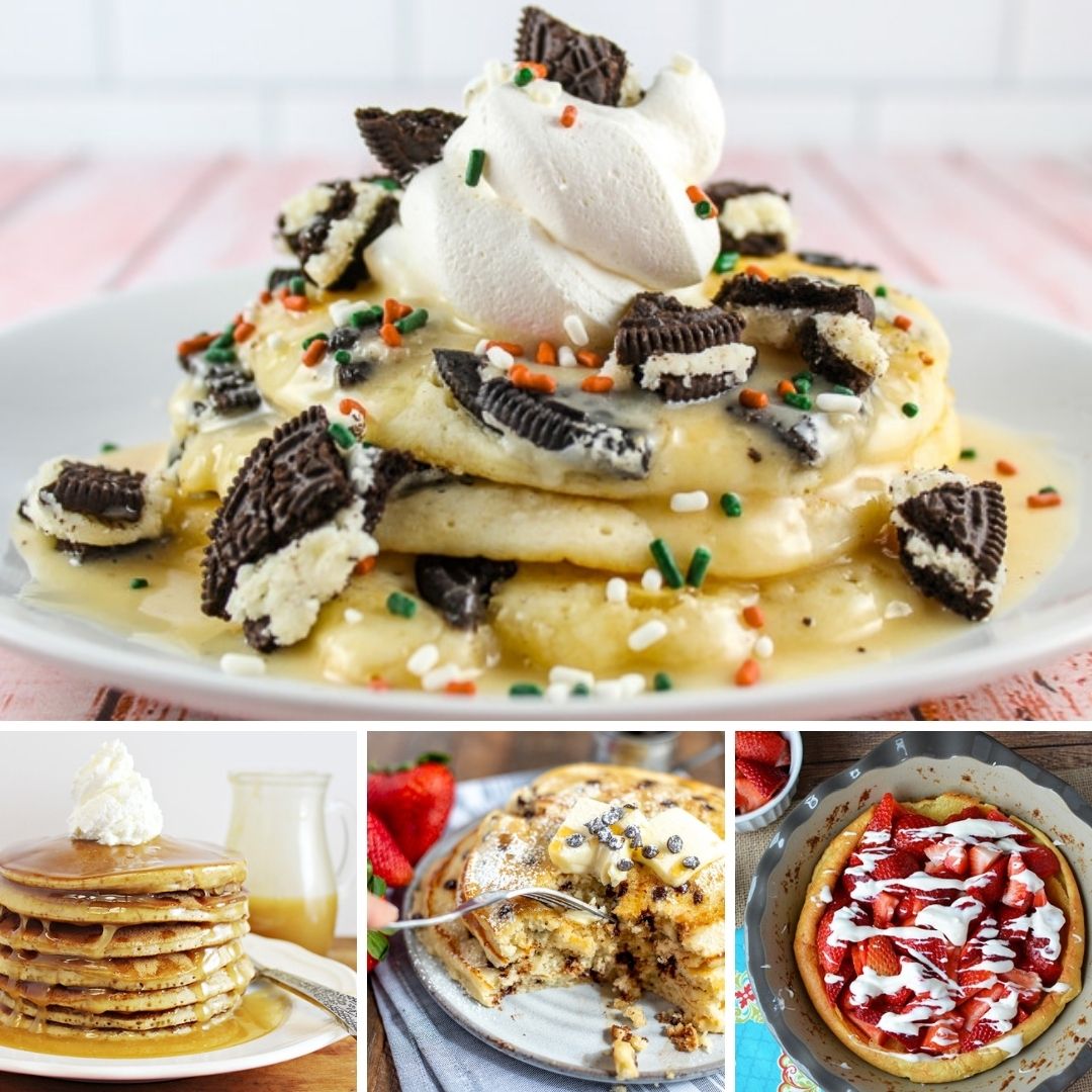 Fluffy Chocolate Chip Pancakes - Kylee Cooks