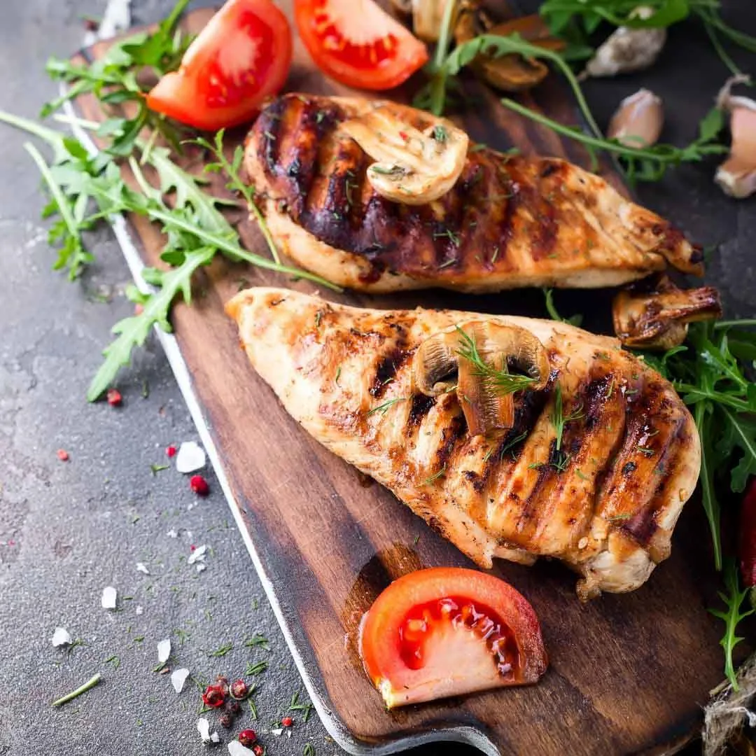 Grilling frozen chicken top breast