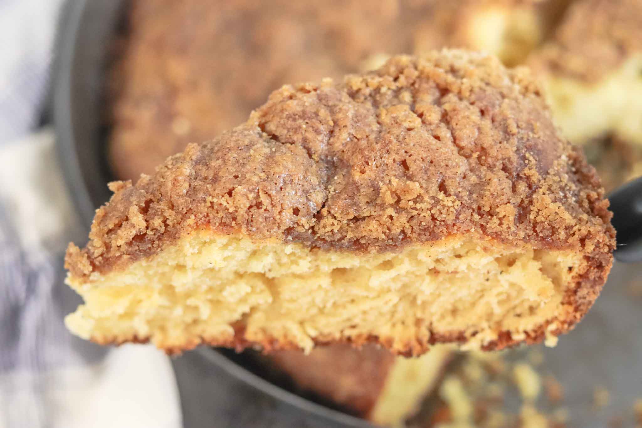 Cast Iron Skillet Coffee Cake With Crumb Topping