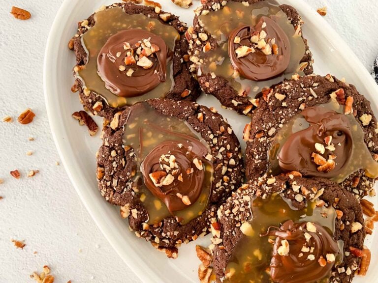 Chocolate Turtle Crumbl Cookie Recipe