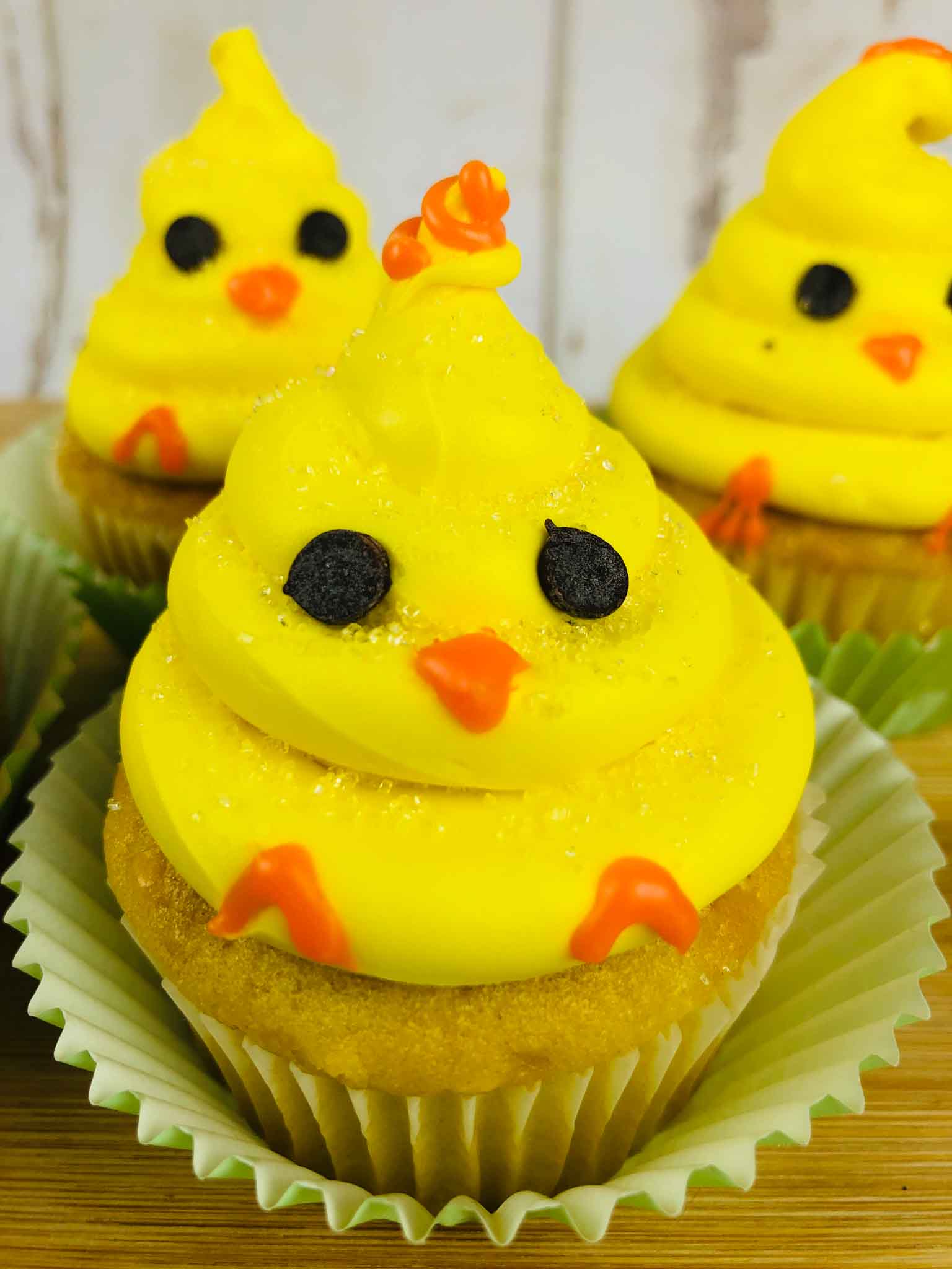 Easter Baby Chick Cupcakes
