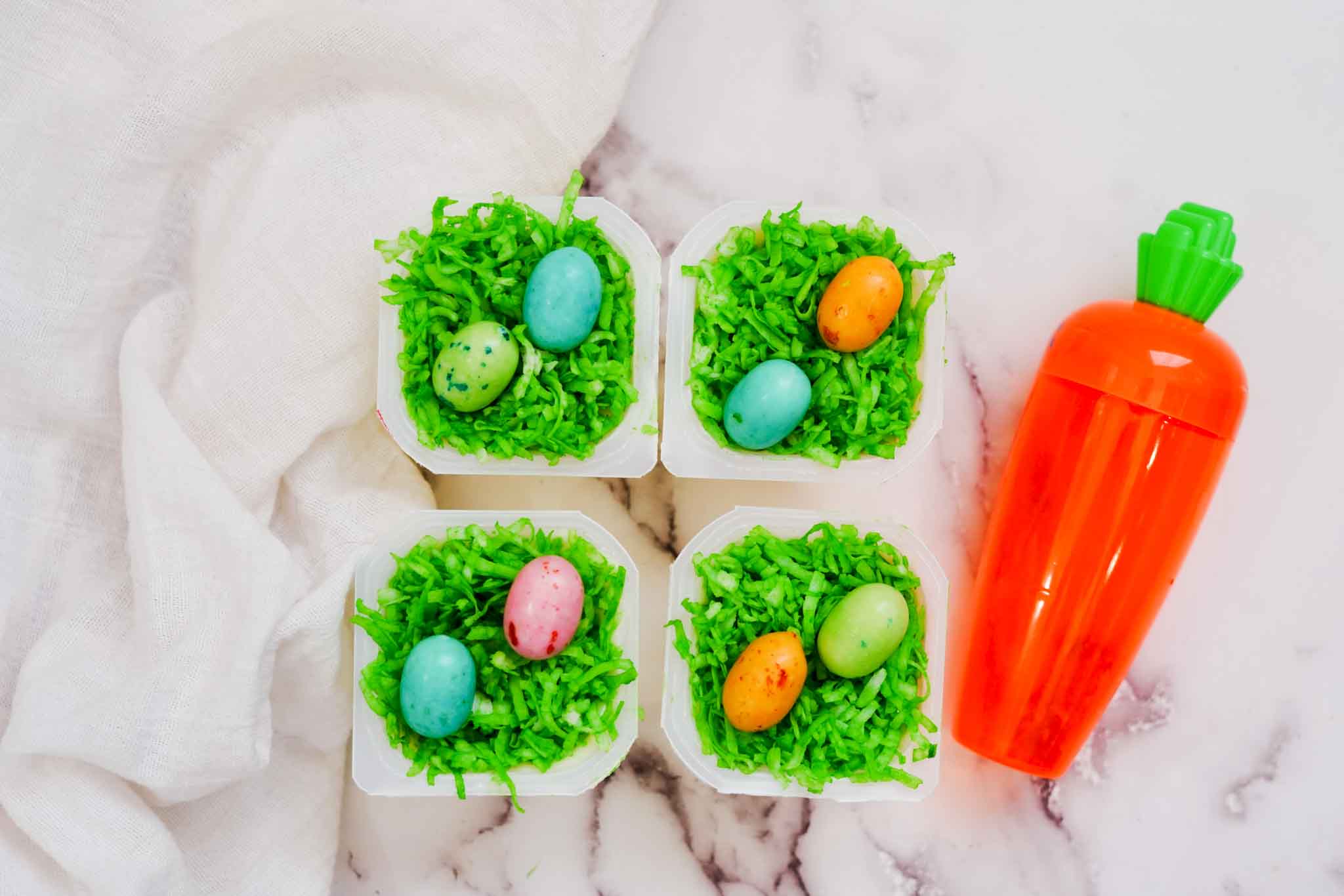 How To Make Easter Basket Pudding Cups