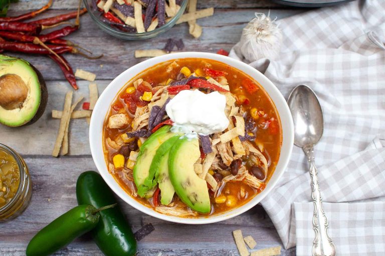 Easy Instant Pot Chicken Tortilla Soup