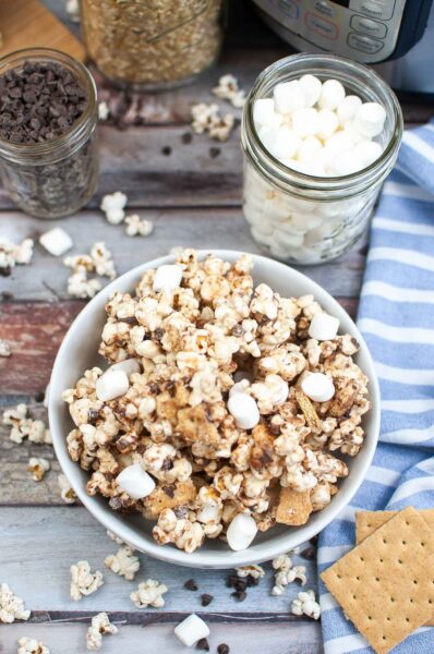 instant pot smores popcorn