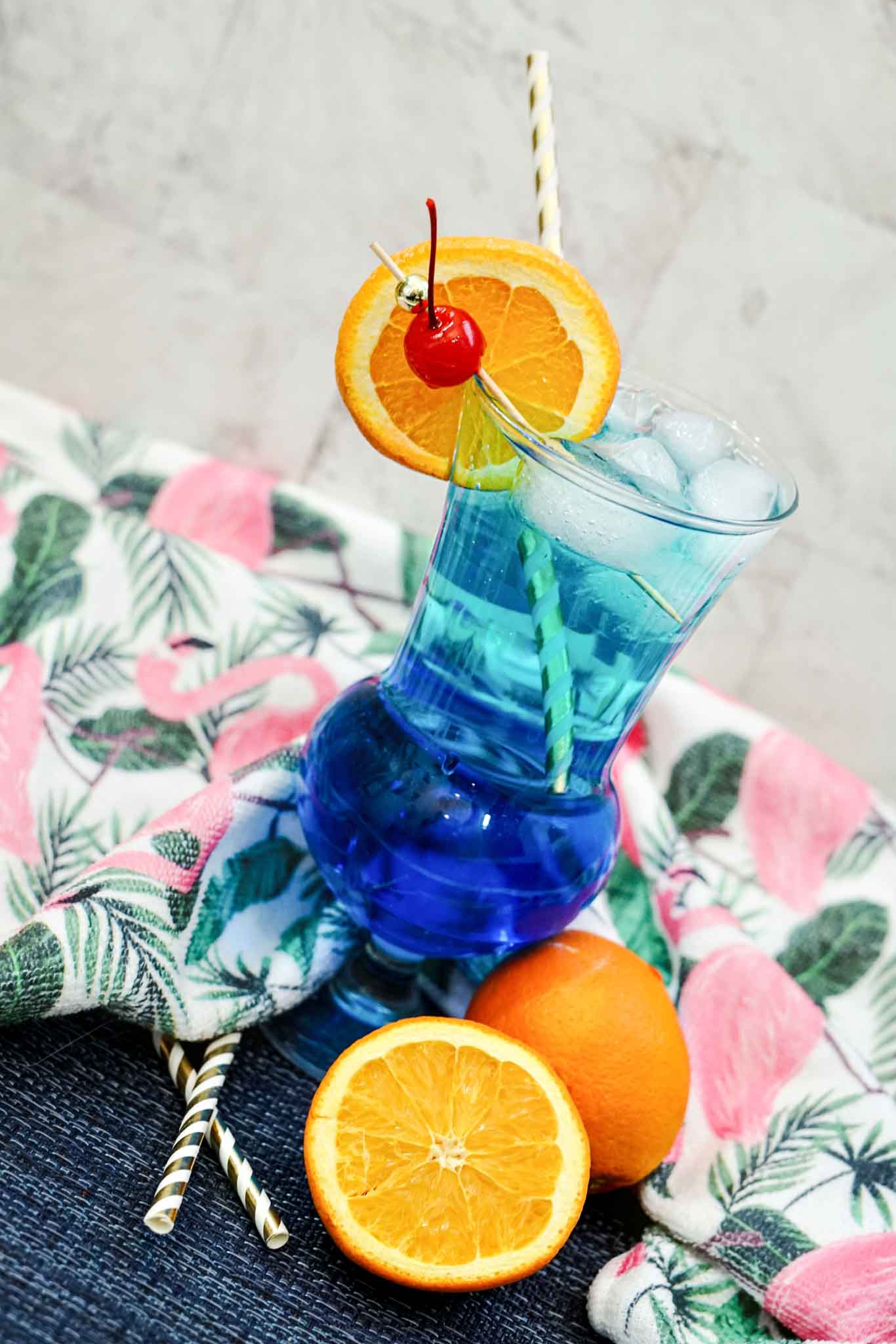 Easy Blue Lagoon Cocktail Drink