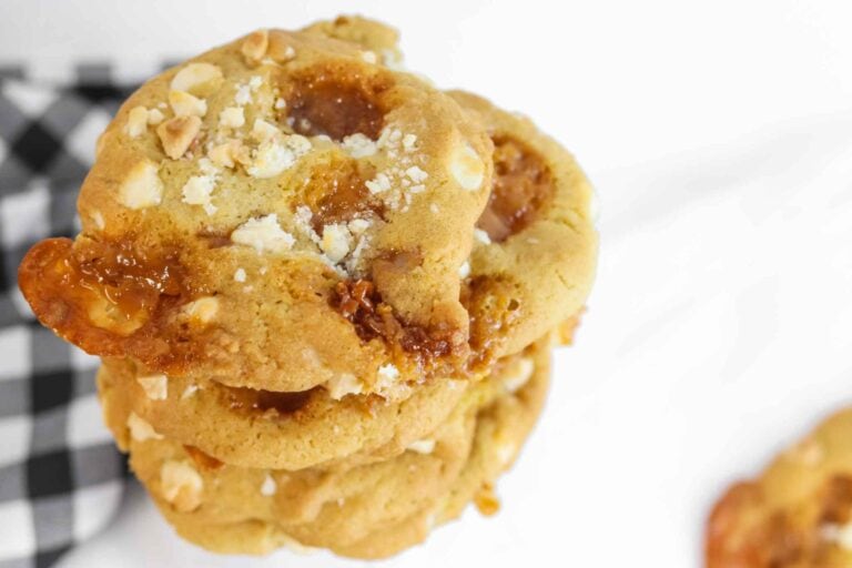Chewy Sea Salt Caramel Cookies
