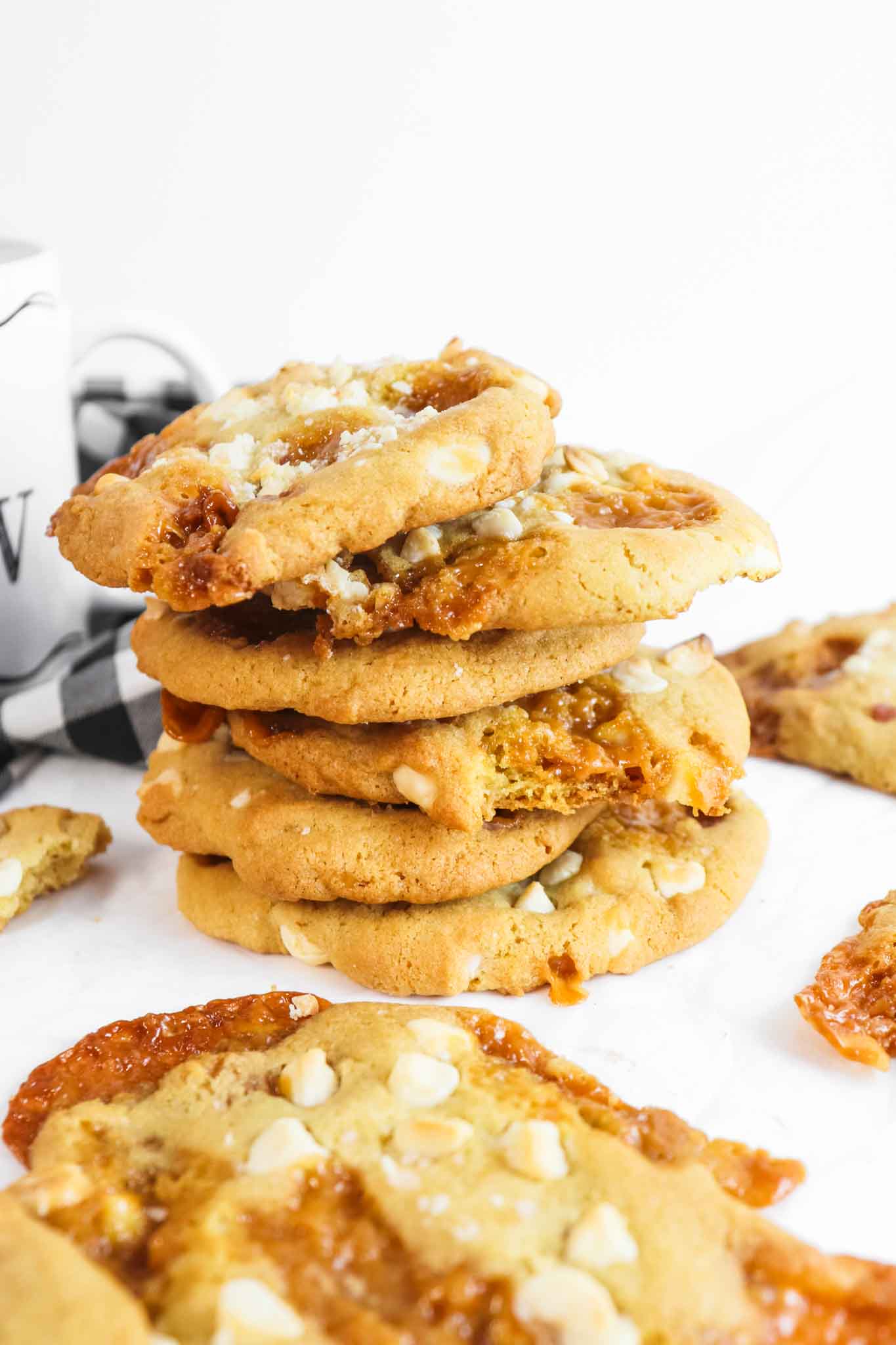 The Best Chewy Sea Salt Caramel Cookies Recipe