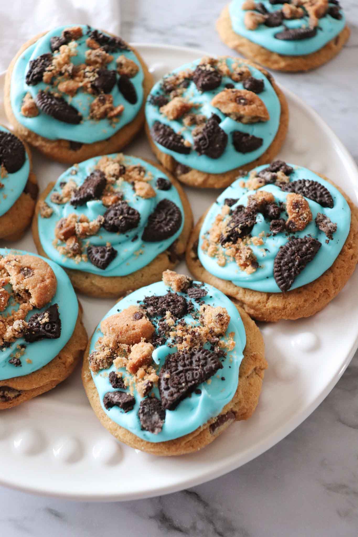 Adorable Cookie Monster Cookies