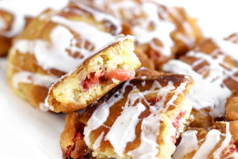 Easy Apple Cherry Fritters