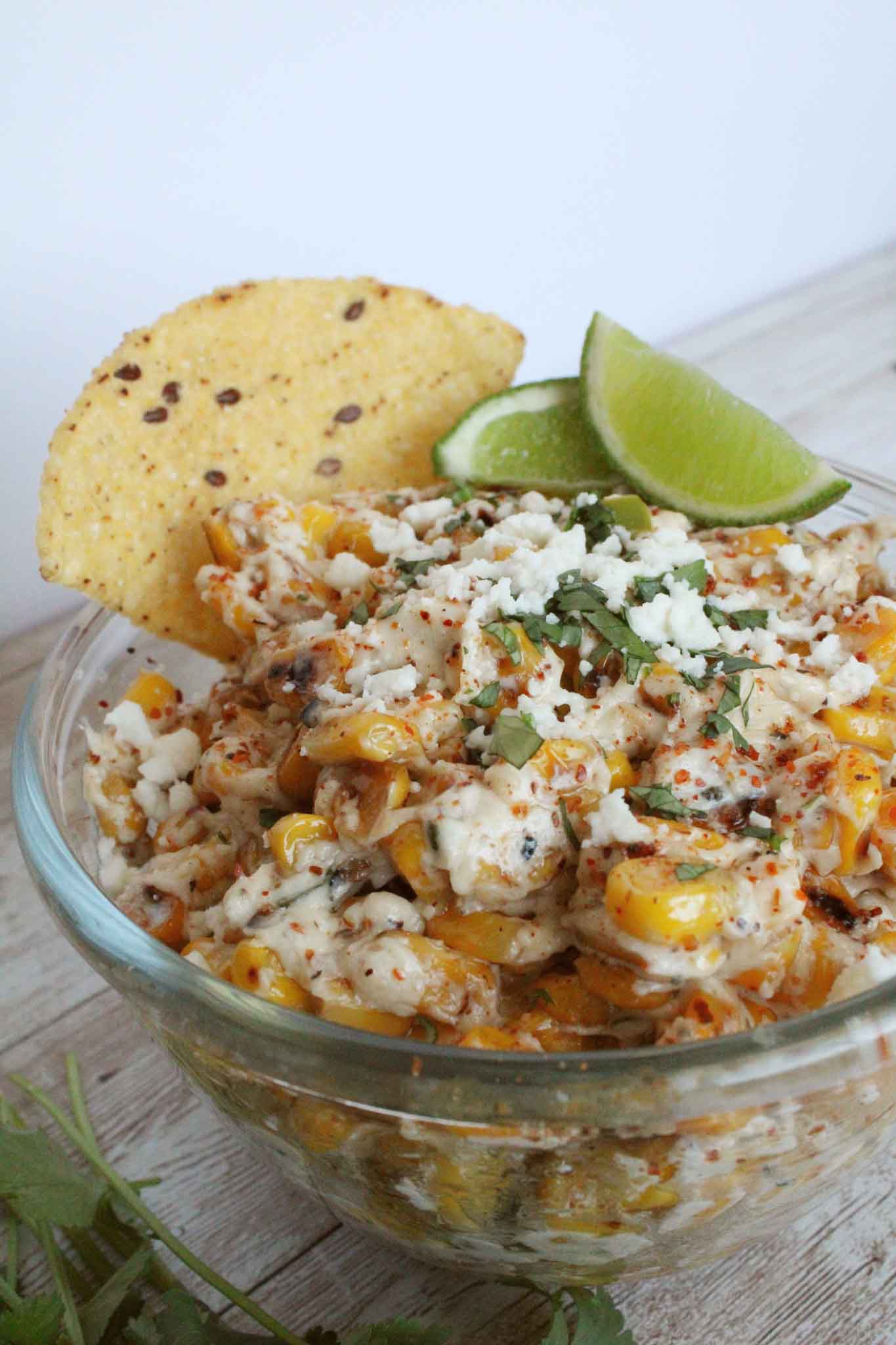 The Best Hot Mexican Street Corn Dip Recipe