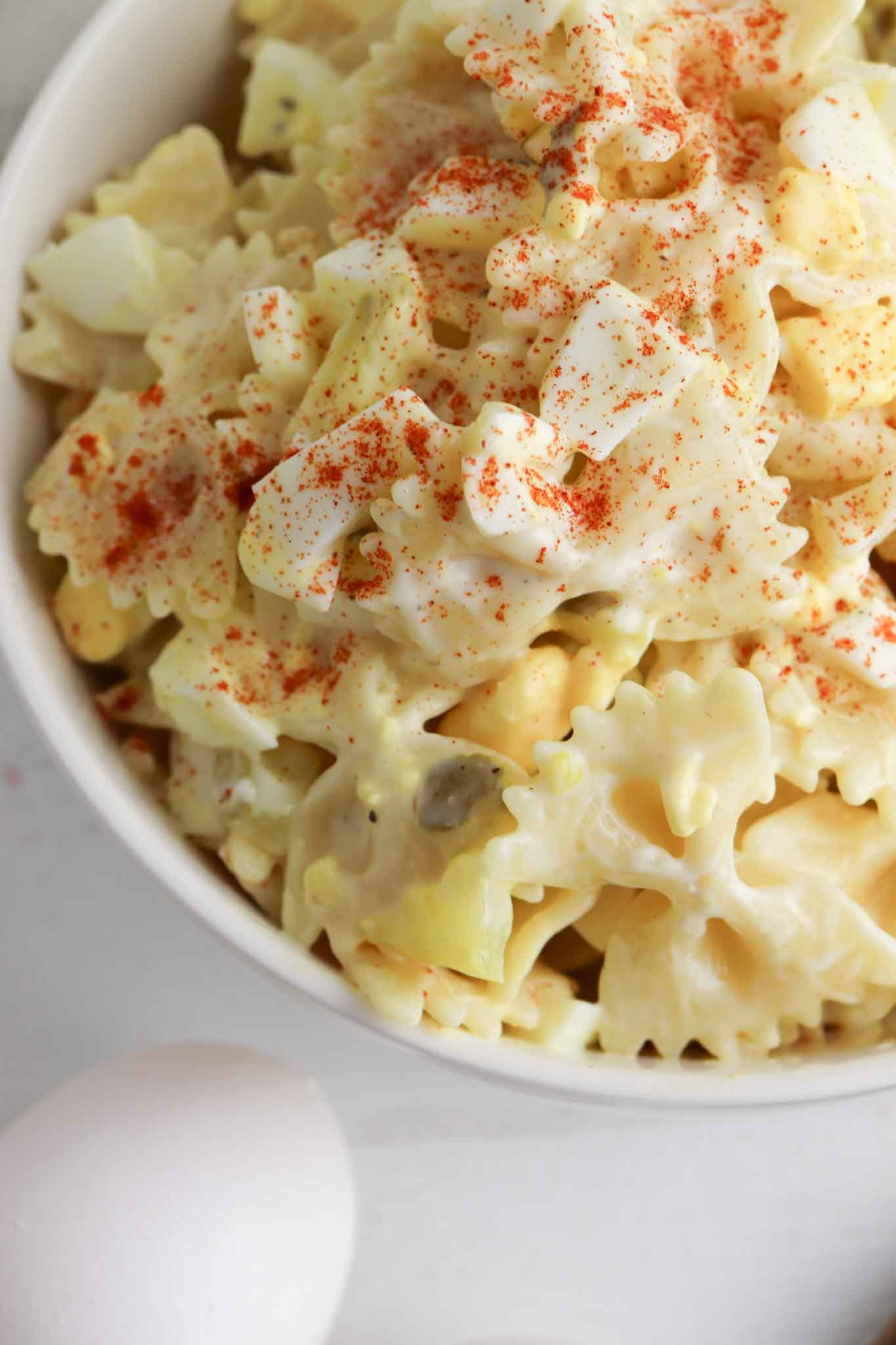 The Best Deviled Egg Pasta Salad Recipe