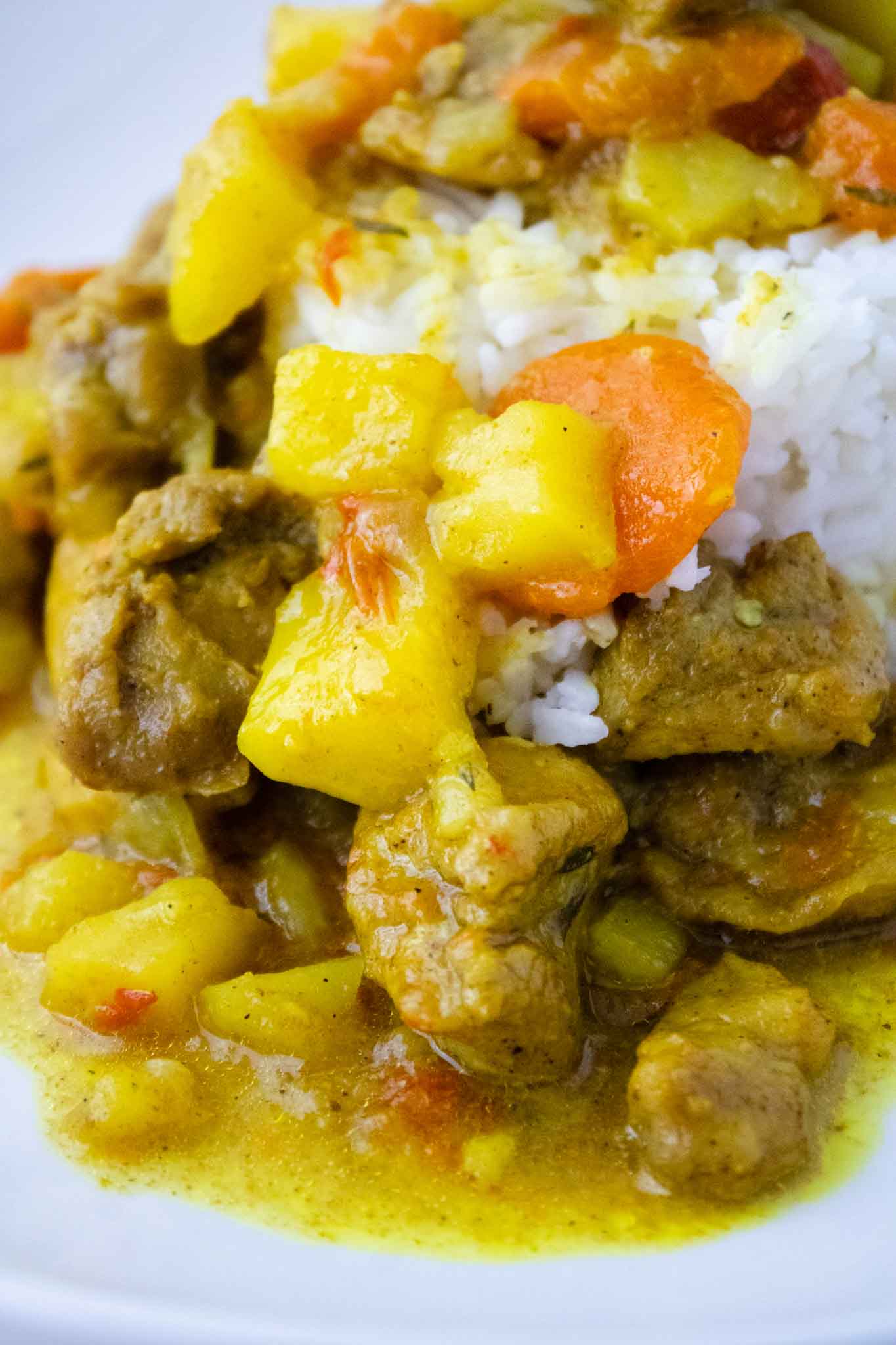 Authentic Jamaican Curry Chicken