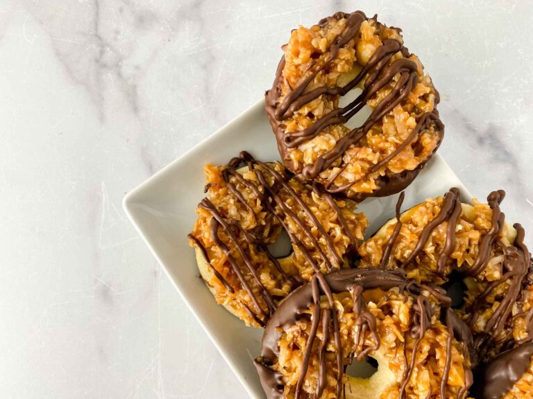 Copycat Samoas Girl Scout Cookies