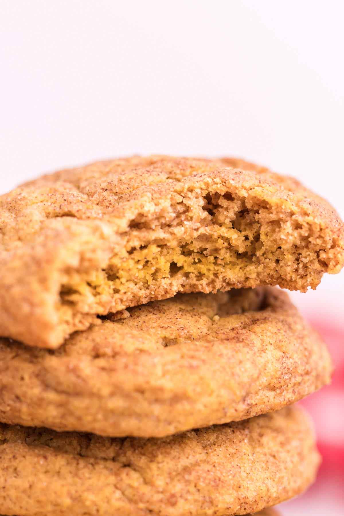 Easy Pumpkin Snickerdoodle Cookies