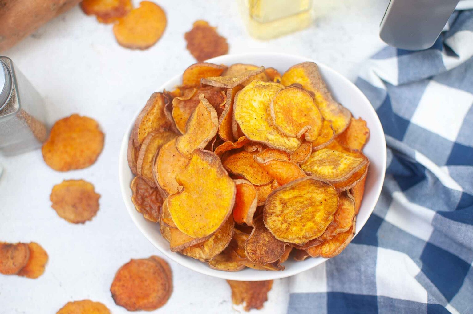 Easy Air Fryer Sweet Potato Chips